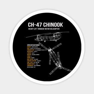 CH-47 Chinook Helicopter Magnet